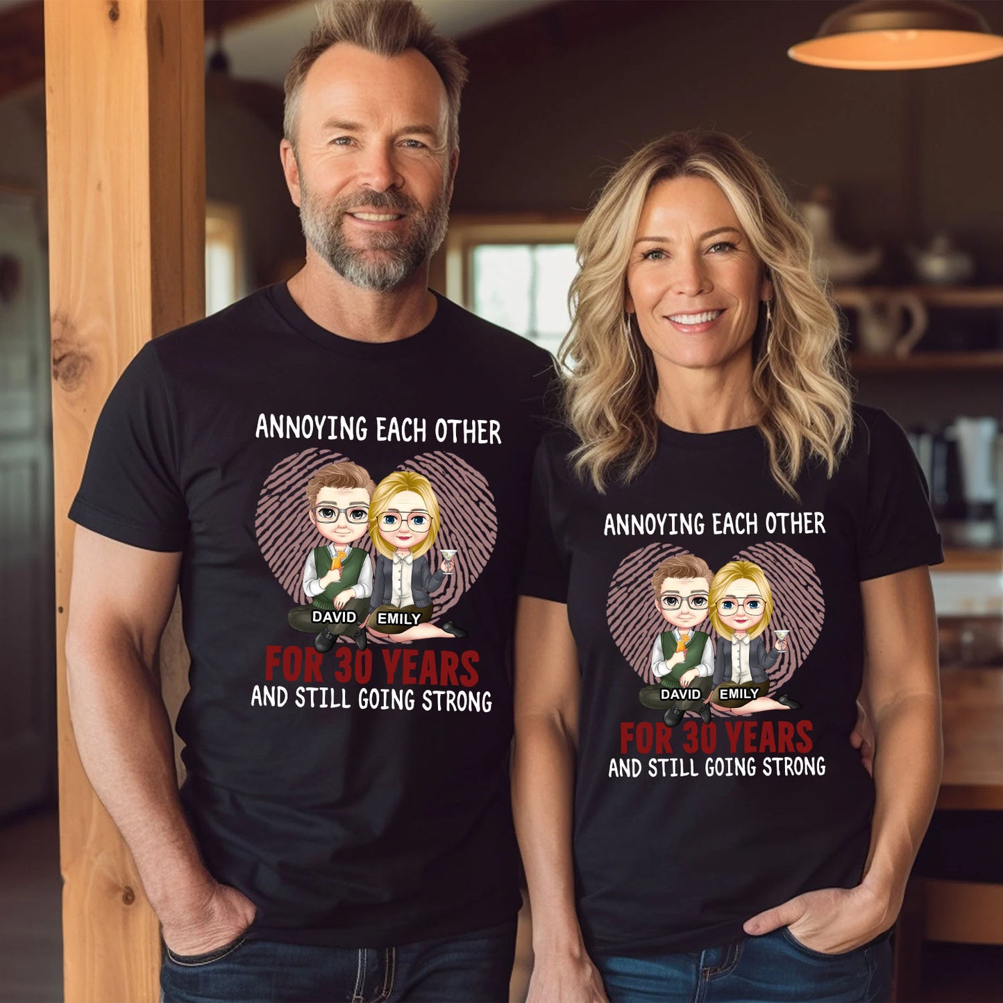 Annoying Each Other For Many Years Still Going Strong - Anniversary Gifts, Gift For Couples, Husband Wife - Personalized Unisex T-shirt