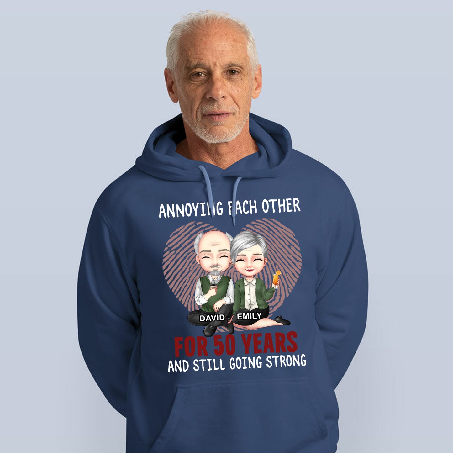 Annoying Each Other For Many Years Still Going Strong - Anniversary Gifts, Gift For Couples, Husband Wife - Personalized Unisex Hoodie