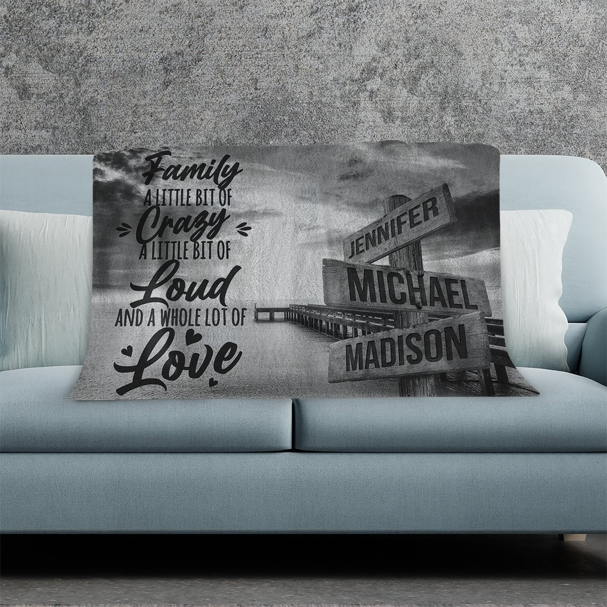 Forever Family Blanket - 50x60