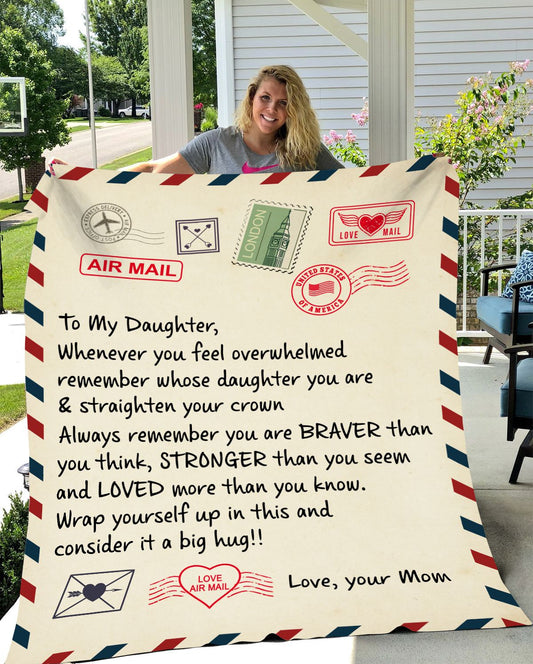 To My Daughter - Letter Blanket 50x60