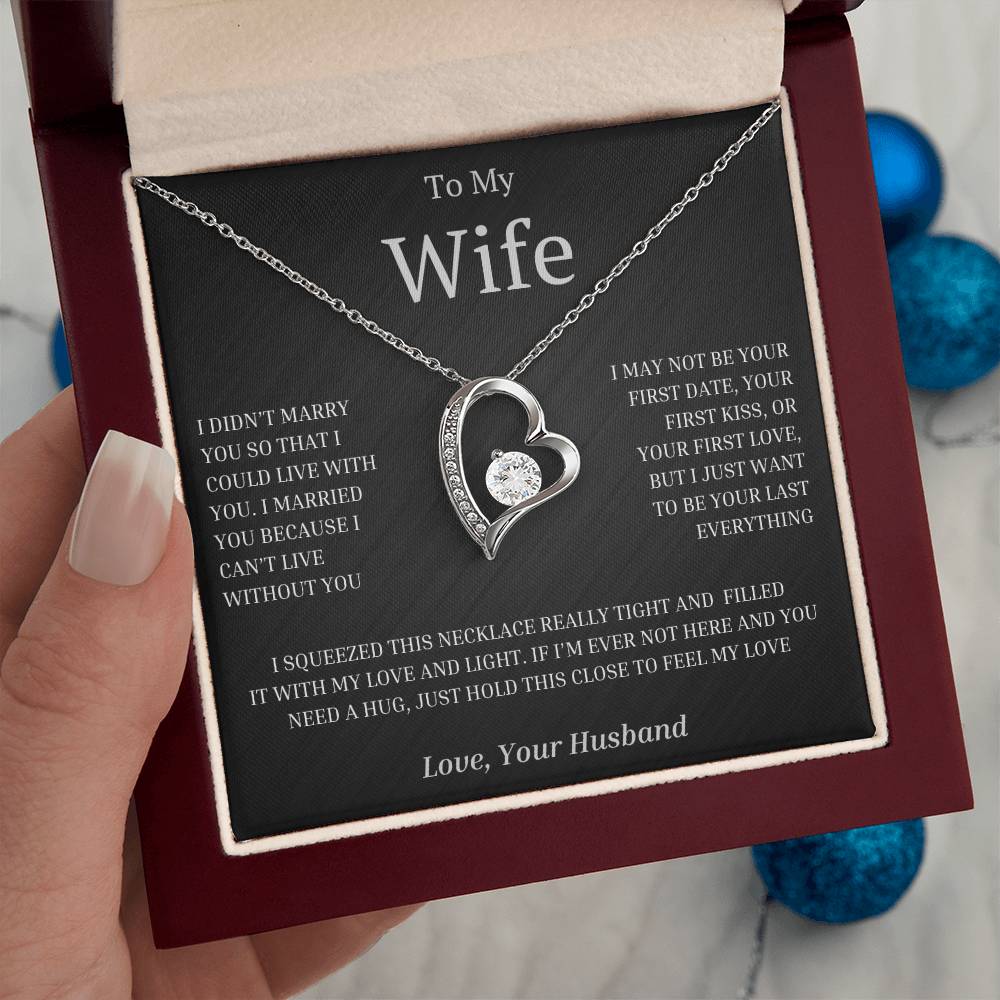 To My Wife - Forever Love Necklace