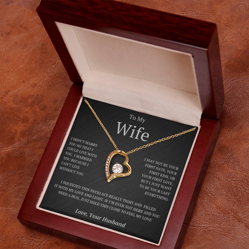 To My Wife - Forever Love Necklace