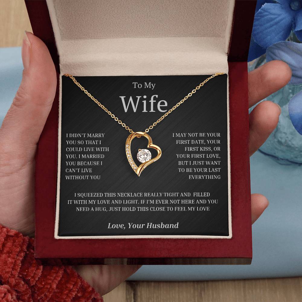 To My Wife - Forever Love Necklace