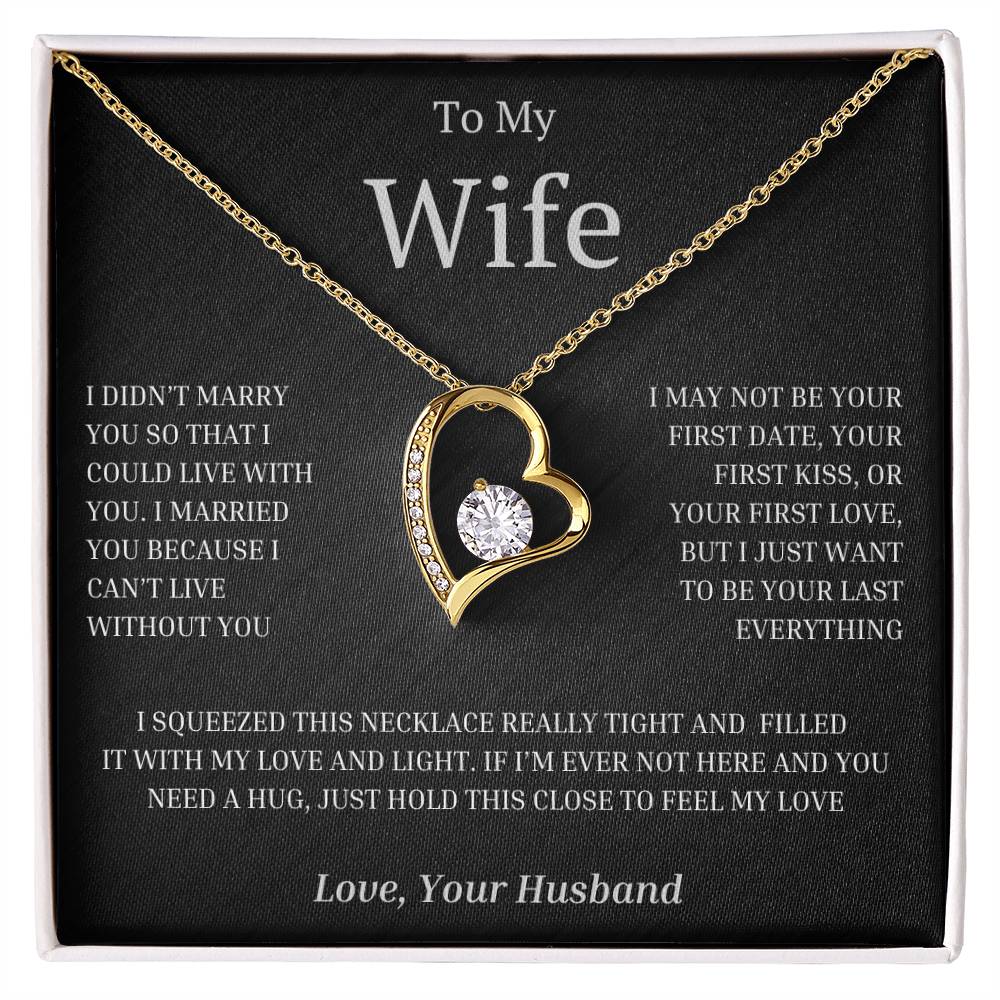 To My Wife - Forever Love Necklace