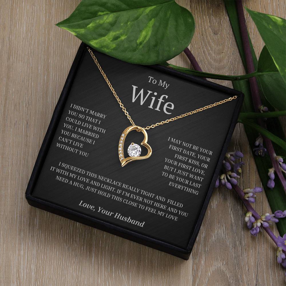 To My Wife - Forever Love Necklace