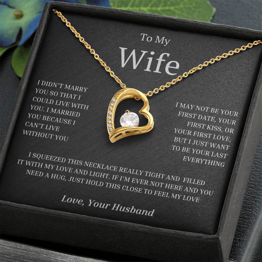 To My Wife - Forever Love Necklace