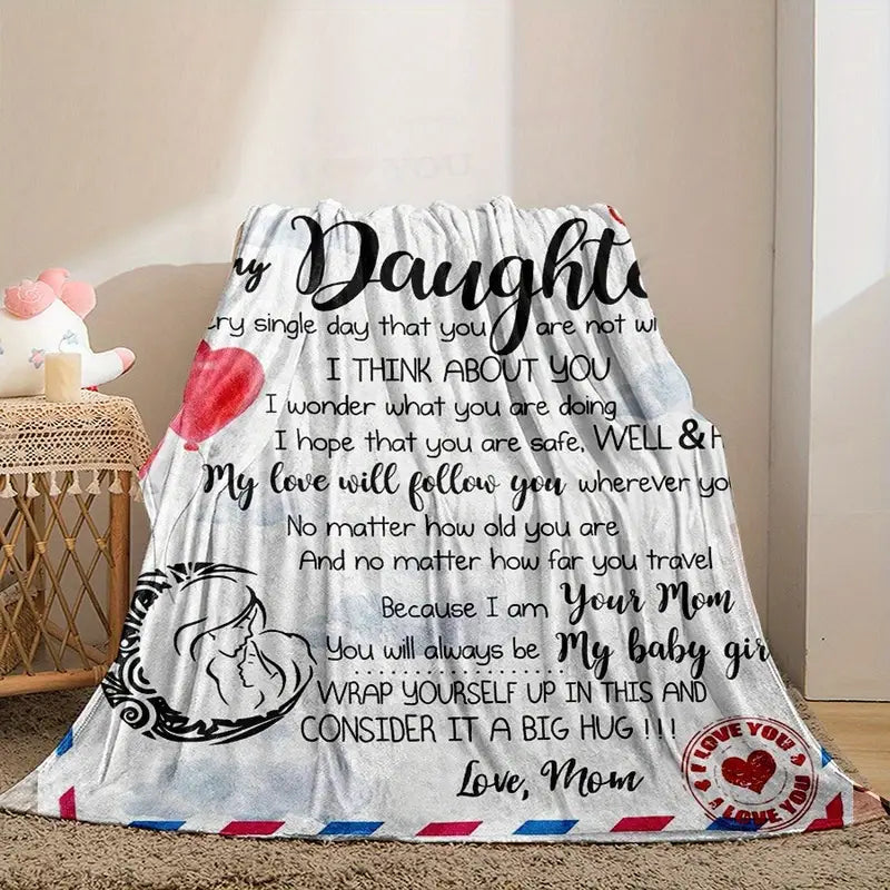 To My Daughter Blanket 50x60