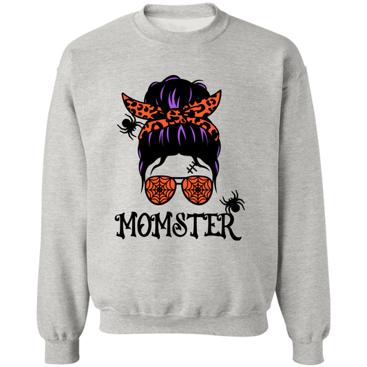 Halloween - Momster - Crewneck Pullover Sweatshirt